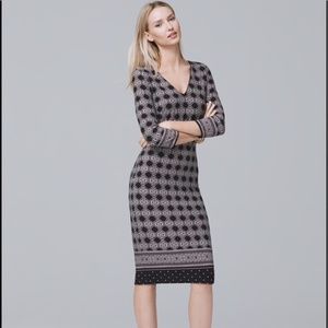 White House Black Market Reversible Sheath Dress